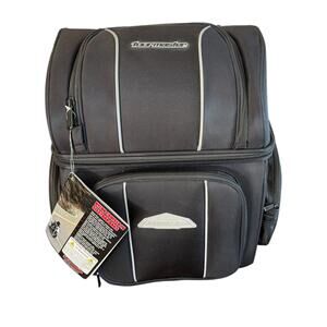 Tour Master Black Nylon Cruiser IV Sissybar Bags Large $260 21" x 18" x 12" NWT